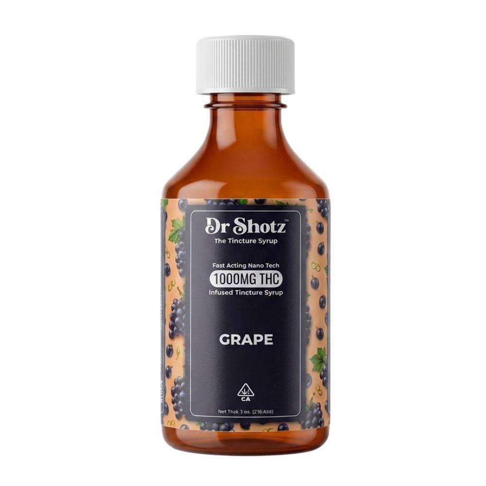 Dr. Shotz 1000MG THC Grape Fast Acting Nano Tech Tincture Syrup