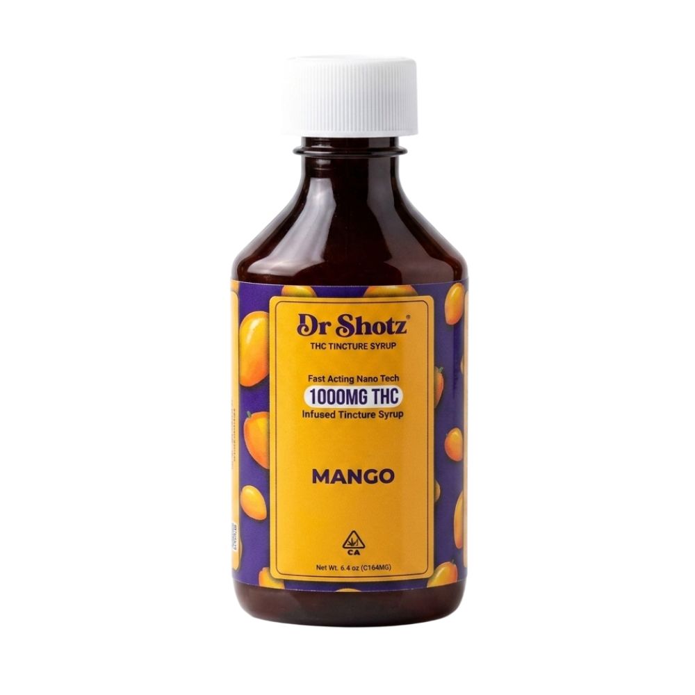 Dr. Shotz 1000MG THC Mango Fast Acting Nano Tech Tincture Syrup