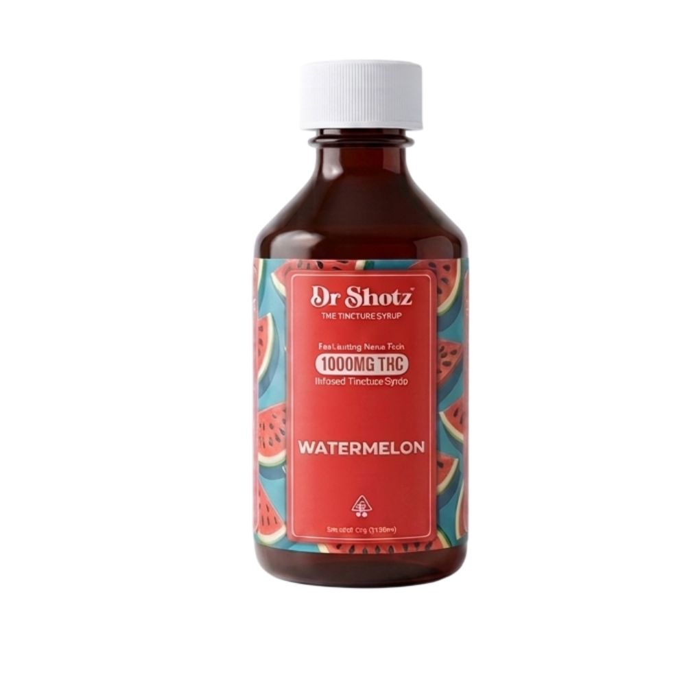 Dr. Shotz 1000MG THC Watermelon Fast Acting Nano Tech Tincture Syrup
